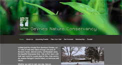 Desktop Screenshot of devriesnature.org
