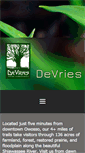Mobile Screenshot of devriesnature.org
