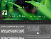 Tablet Screenshot of devriesnature.org